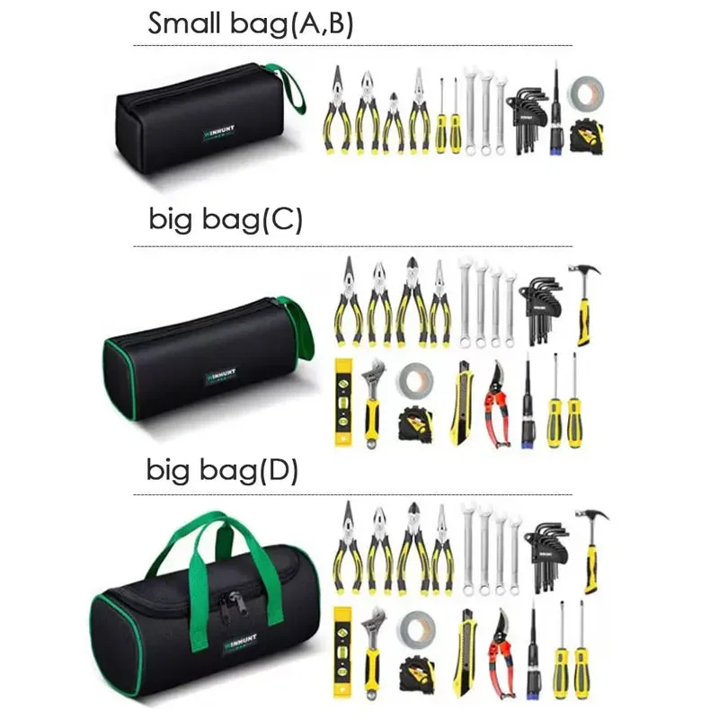 2023 New Small Tool Bag Multi-Function Multi-Pocket Tools Organizer Bag Waterproof Anti-Fall Electrician Storage Bags for Men