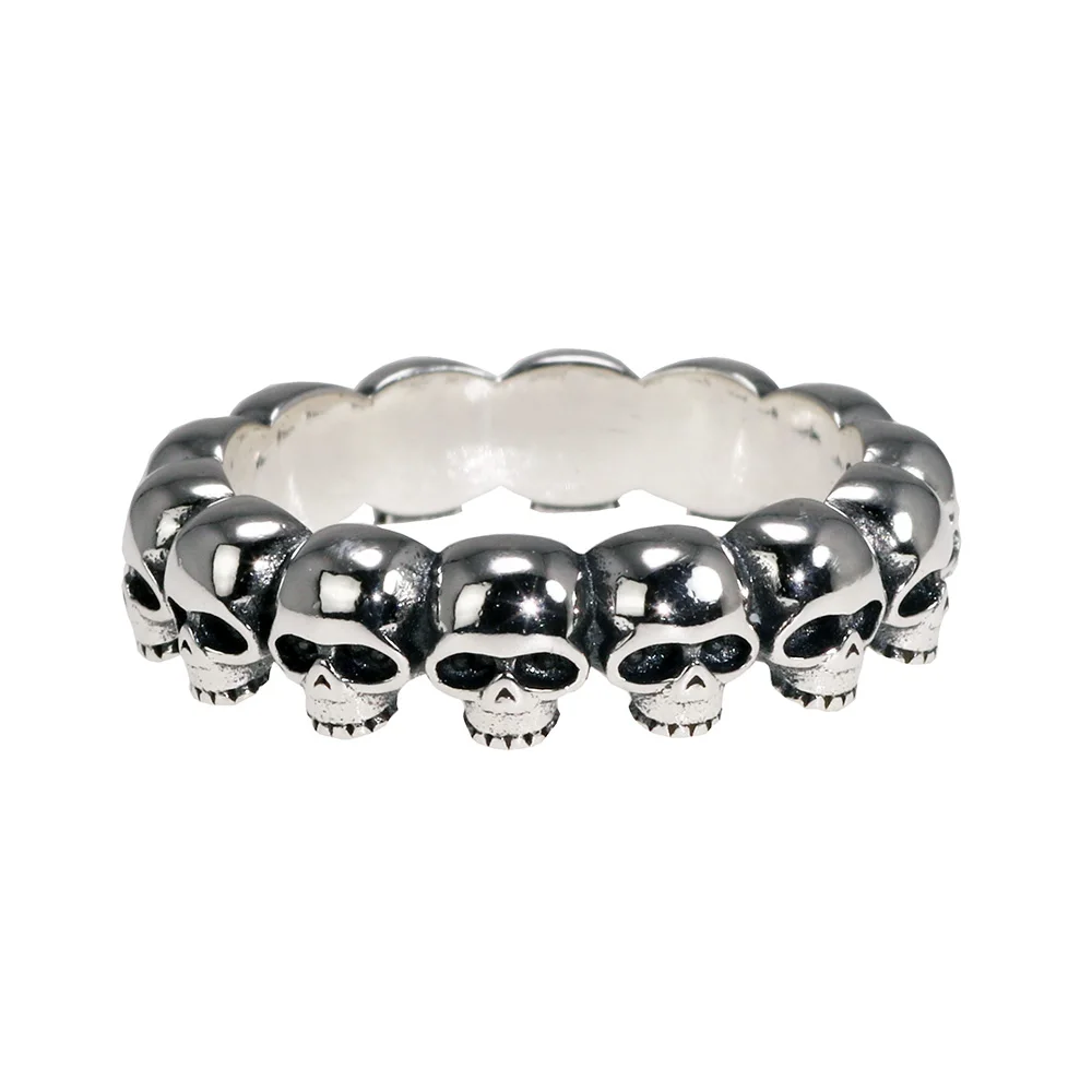 Couple Rings Skull Rings For Men and Women 925 Sterling Silver