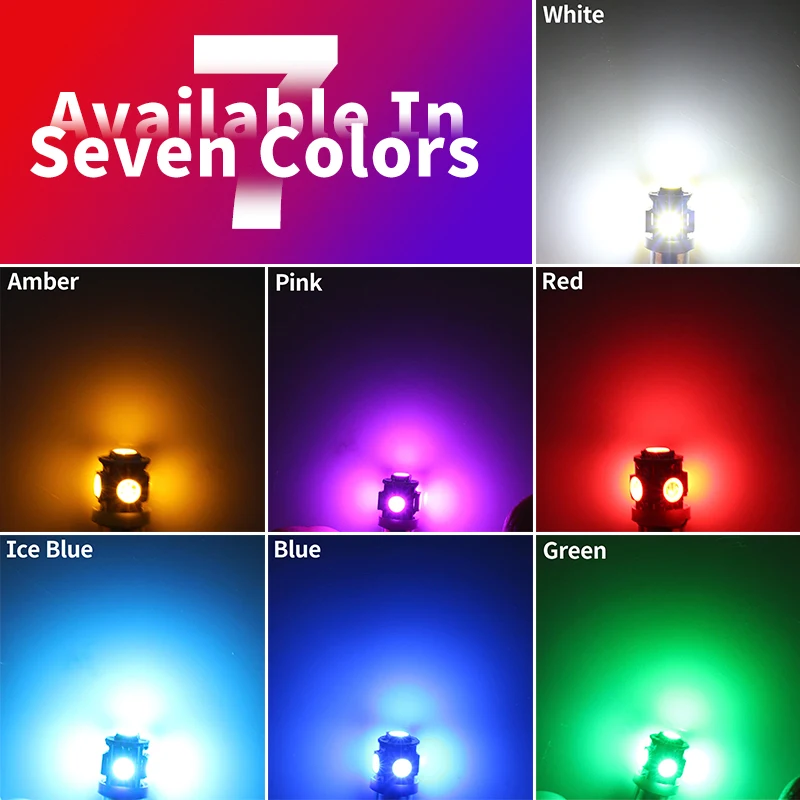 BA9S LED ڵ ȣ , 5050 5SMD ڵ ׸ ,   , ̵  Ŀ , 12V, 24V , 10 