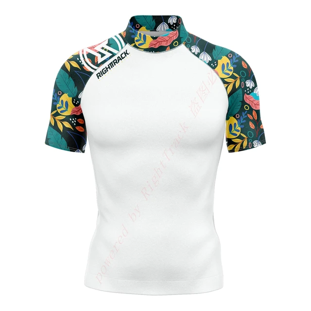 남성용 래쉬가드 반팔 서핑 셔츠: 자외선 차단과 스타일을 겸비한 최고의 선택