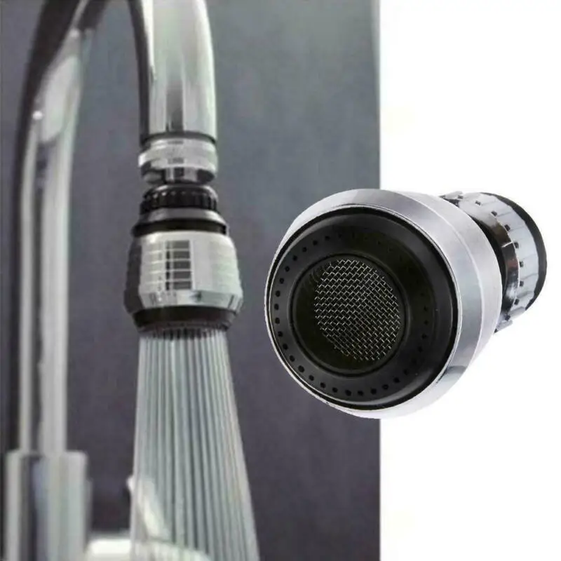 

Durable Hot New Tap Sprayer Sink Spray Health Home Kitchen Saving Water Head Silver 360° Swivel ABS Faucet Filter