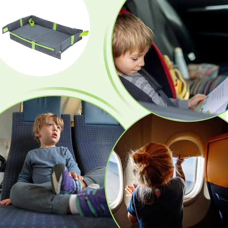 Kids Travel Tray Airplane Tray Cover Travel Tray For Kids Car Seat Lightweight Toys Paintbrushes Cups For Most 4