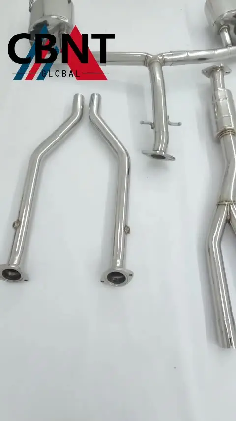 Punta De Escape De Acero Inoxidable Para Lexus IS250 2006-2015 - Acabado Cromo + Azul, Ovalada/Redonda