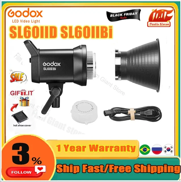 Godox SL60W SL-60W LED Video Light (Daylight-Balanced) for Photography  Studio Accessories  Tiktok Live - AliExpress