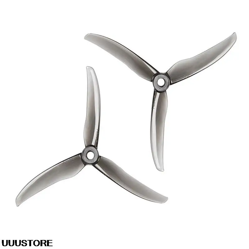 Empilage des hélices T-Motor T5143S 5143 V2 5.1 pouces 3 pales, prêtes à être utilisées pour la course FPV.