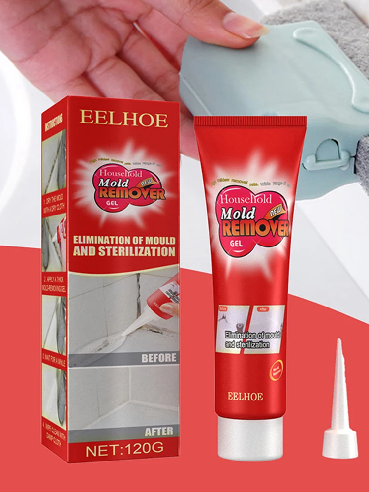 Household Mold Remover Gel Remover Cleaner Caulk Gel Mold Cleaning Paste for Furniture Tile Floor Wall