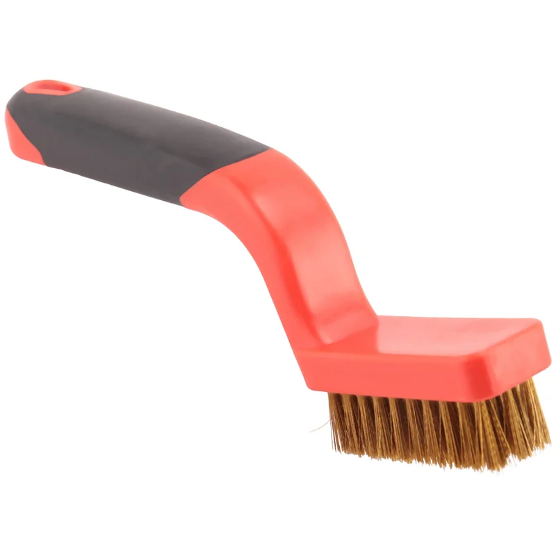 3Pcs Wire Brush Dirt Paint Scrubbing Stripper Brush With Soft Wide Curved Handle Grip 3