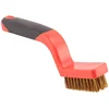 3Pcs Wire Brush Dirt Paint Scrubbing Stripper Brush With Soft Wide Curved Handle Grip 3