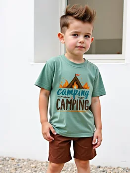 Boy's Tee Shirt and Short Set 1