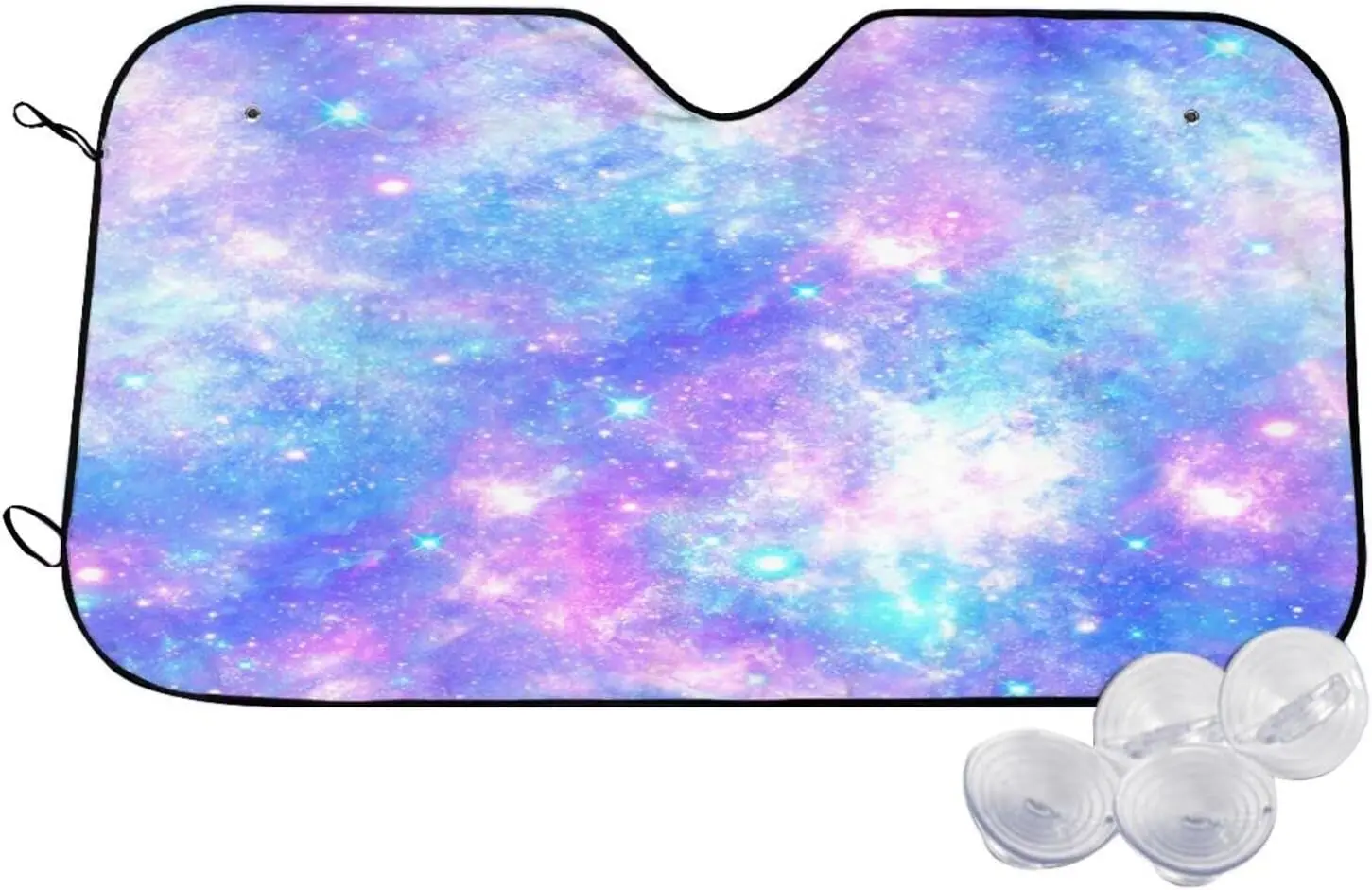 대부분의 세단 SUV 블록용 아름다운 은하 성운 패턴, 앞 창문 차양, 최대 UV 광선, 차량을 시원하게 유지