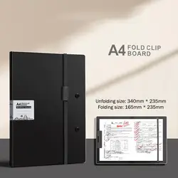 Foldable A4 to A5 Storage and Organization Folder (Black)