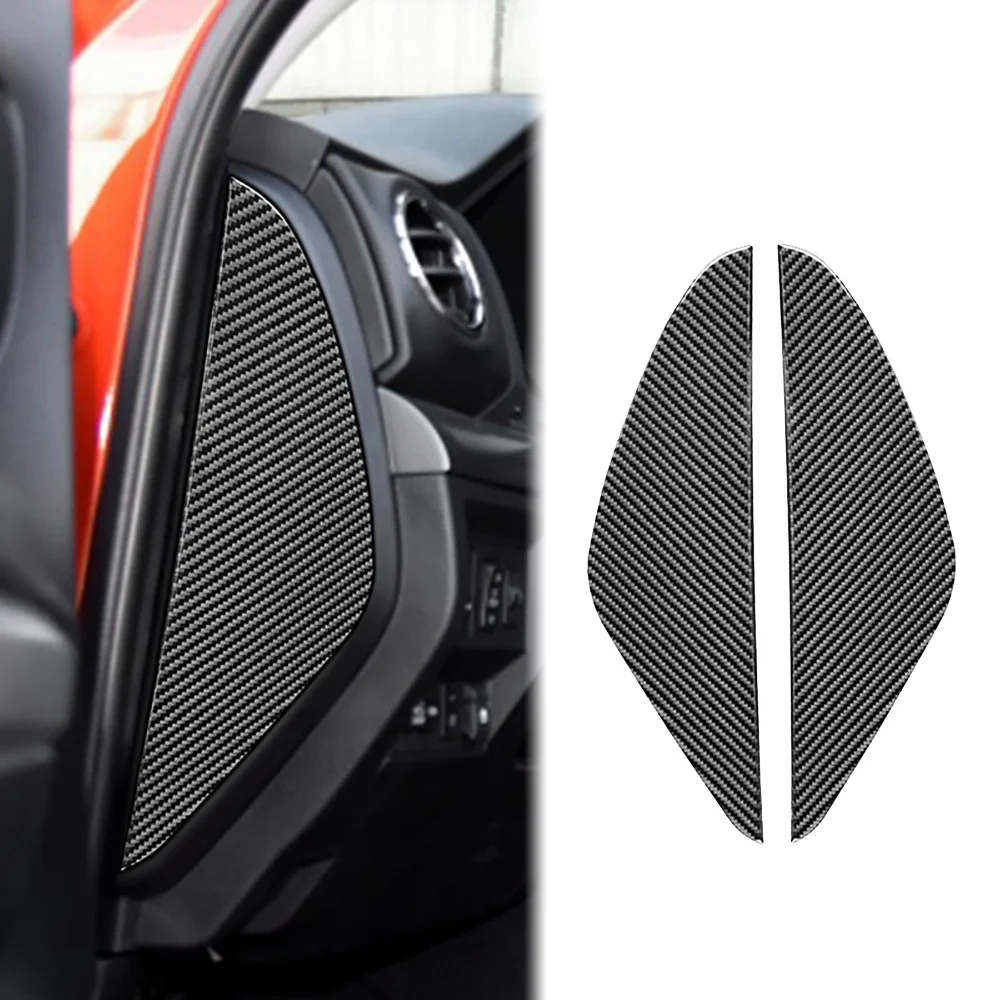 

Real carbon fiber For Toyota Tundra Car door impact bumper panel Decoration Lnterior Stickers Auto Modification Accessories