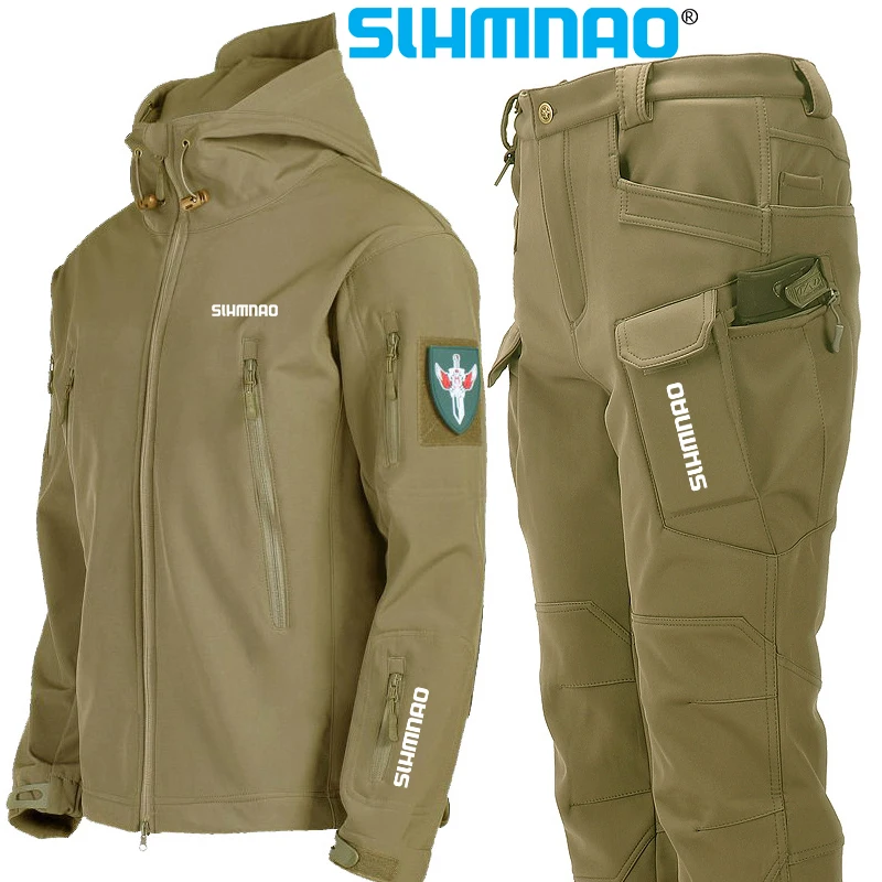 Men's Winter Clothing Skiing Mountaineering Jacket Set