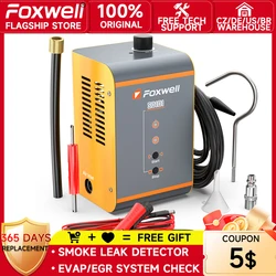 FOXWELL SD101 자동차 연기 누출 감지기, 자동차 EVAP 누출 감지기 테스터, 연료 오일 파이프 연기 발생기 기계 도구, 12V, 신제품