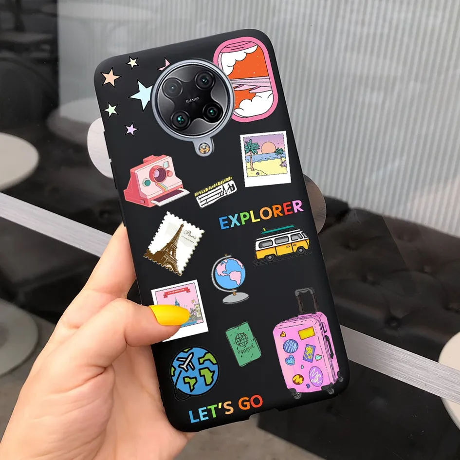 Elegant Soft Silicone Back Cover with Fashion Pattern