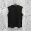 2025 Summer Hot Selling Classic Fashion High End Brand Designer Printed Pattern Pure Cotton Leisure Resort Men's Tank Top 2