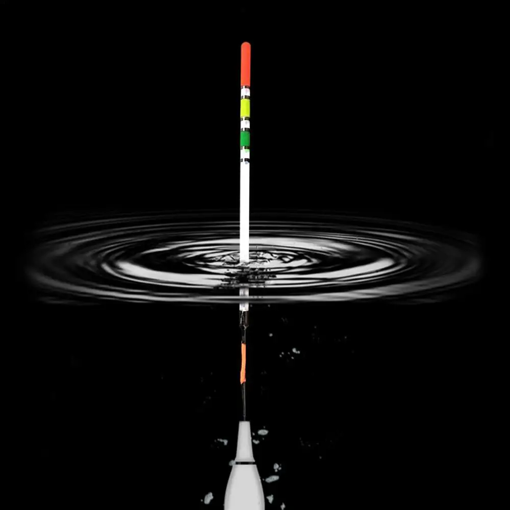 Description Picture 4 of item80PCS/Set Thickened Vertical Fishing Float Conspicuous Color Fish Gear Outdoor Automatic Reminder Stick Buoy Bobber Lure