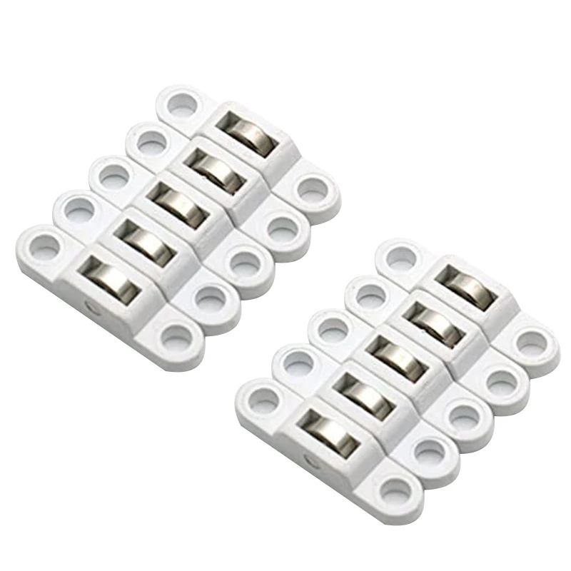 10Pcs Window Wheels Sliding Door Pulley Plastic Furniture Roller Wheel Wardrobe Hardware |