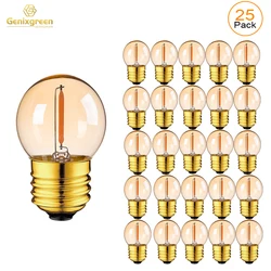 Vintage Warm White Dimmable Globe Light Bulb with Gold Tint Glass, E27 Base (E27 220V)