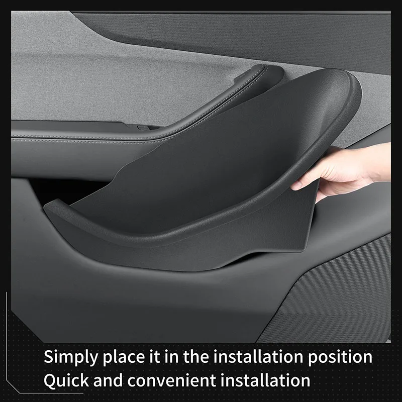 Door Side Storage Box For Tesla Model Y Juniper Model 3 Highland Full&Half Cover