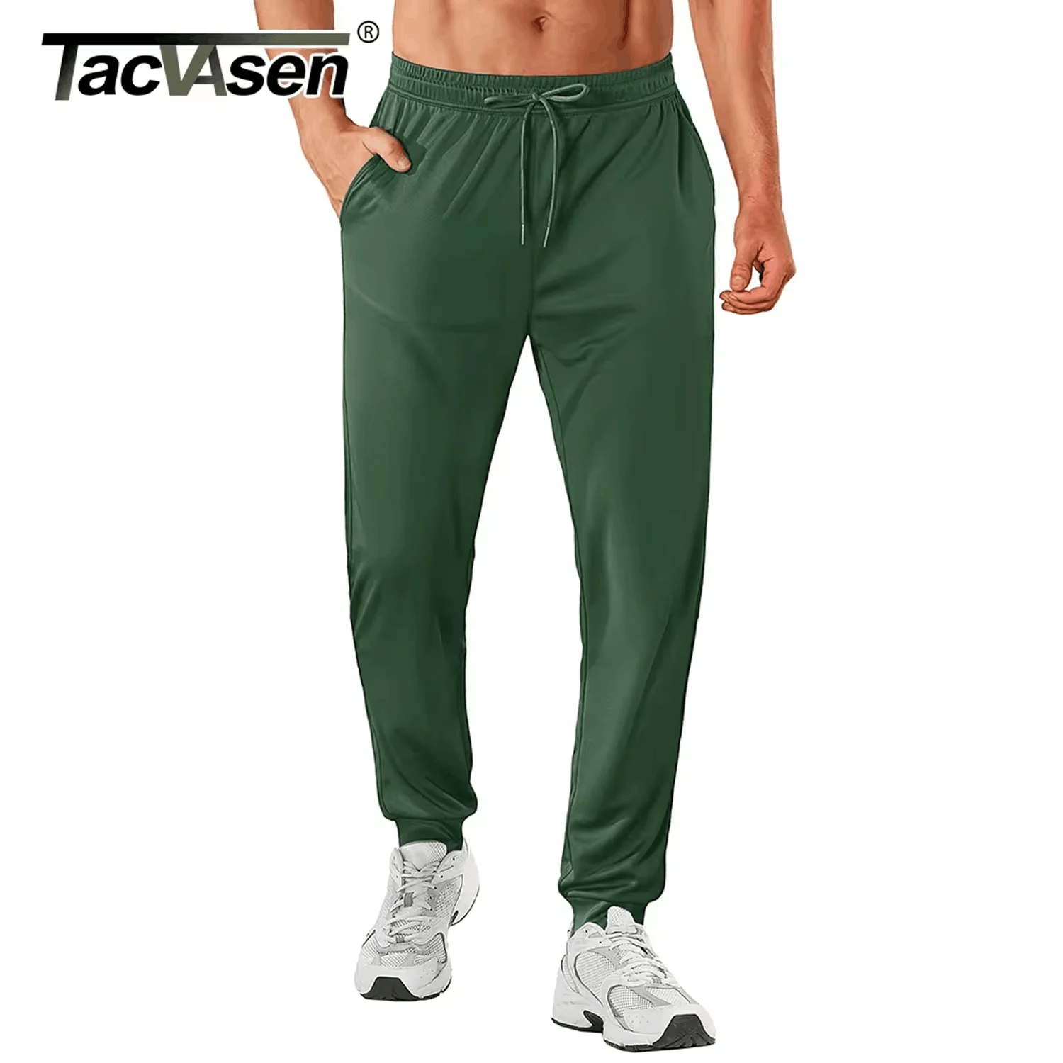 Mens Sport Pants Quick Dry Elastic Waist Running Outdoor Gym Workout Athletic Sweatpants Jogger sports pants