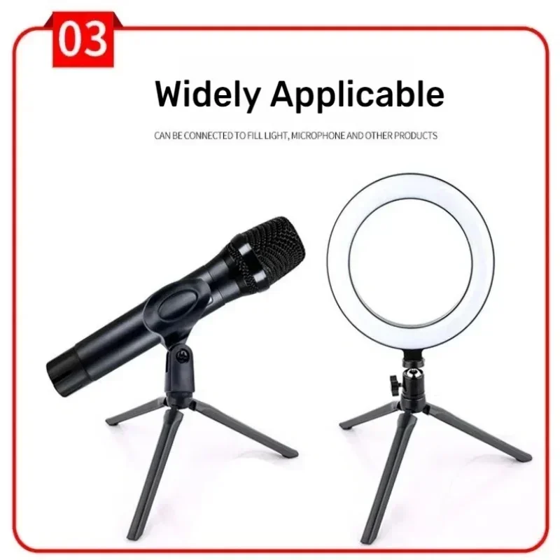 Mini Trépied Cardan 15cm - Support Table Pliable pour Téléphone et Caméra