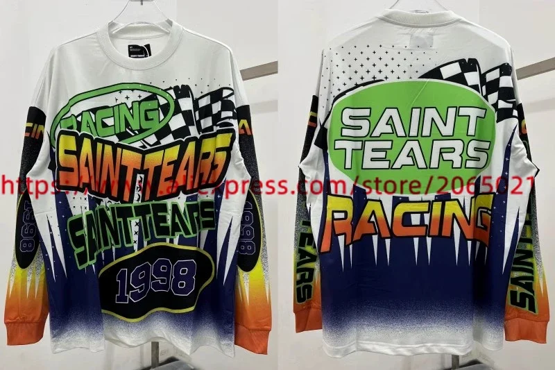 N*a様 SAINT TEARS 長袖カットソー ホワイト SAINT Mxxxxxx - Denim Tears Lives Crew White – Anrosa Store