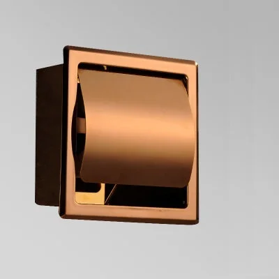BROOKSTONE, Rose Gold Toilet Paper Holder, Freestanding Bathroom Tissue  Organizer, Minimalistic Storage Solution, Modern & Stylish Design [Holds MEGA  Rolls] 