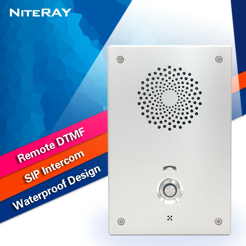 Niteray New Fully Waterproof SIP Door Bell Door Phone For Office Access Control