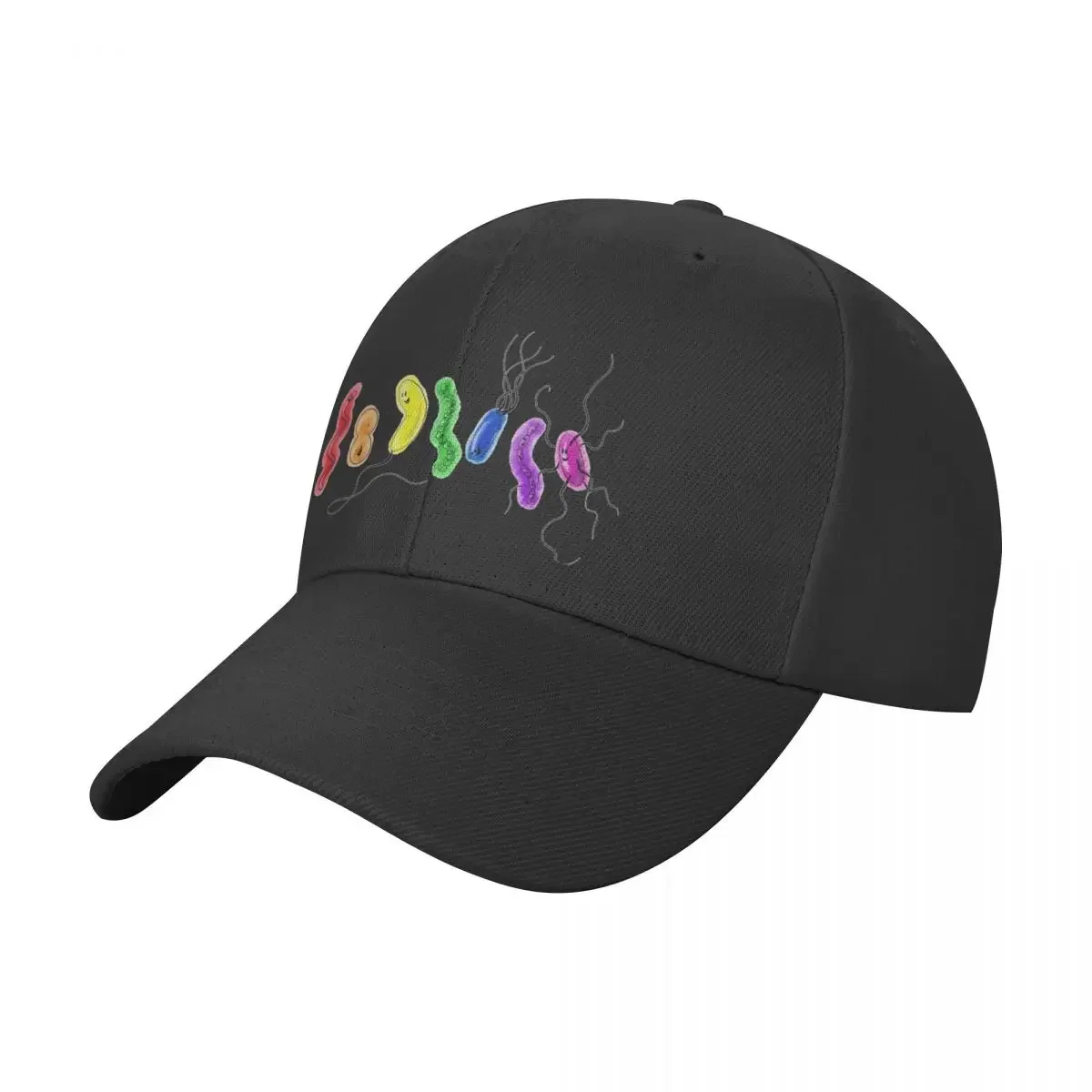 Pride Rainbow Bacteria Baseball Cap Golf Cap Hat Baseball Cap Caps For Men Women's