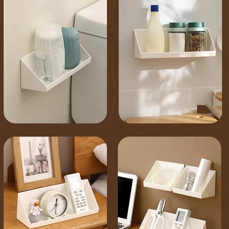 Wall Mounted Storage Rack Cabinet Cosmetic Storage Box Lipstick Jewelry Storage Shelf Rack Makeup Holder Case Bathroom Organizer 6
