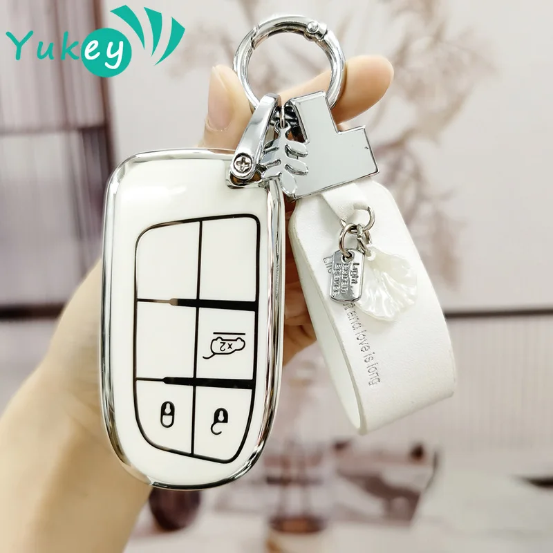 3 5 кнопочный чехол для дистанционного ключа из ТПУ для Jeep чехол Dodge Charger Challenger Durango Journey Fiat