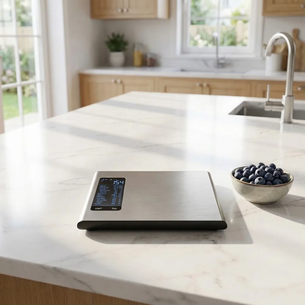 Smart Digital Nutrition Kitchen Scale For Goal Progress Tracking_voghion.com