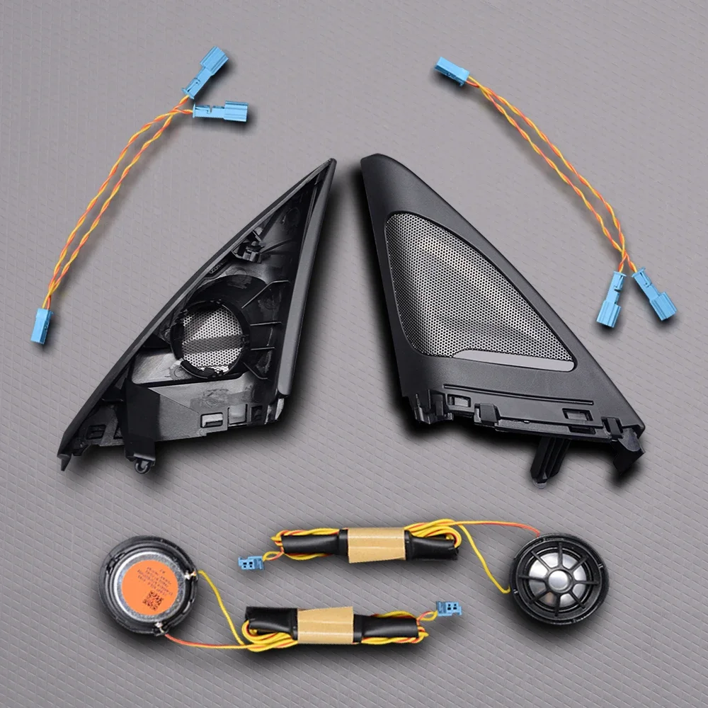 Stereo Speaker Tweeter Audio Speakers Kit Door Speaker Covers Front Door Speaker For Bmw F34 3Gt 3 Series Auto Tweeter Cover Treble Trumpet Horn Loudspeaker Hi-fi Music Stereo Upgrade Case