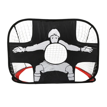 Foldable 2 In 1 Children Football Gate Net Outdoor Sports Toys Football Goal Door Set for Backyard Indoor Toy Soccer Equipment 2