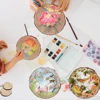 4-16cm Natural Pine Round Wood Slices Circles With Tree Bark Log Discs DIY Christmas Crafts Wedding Party Painting Coaster Decor - Image 3