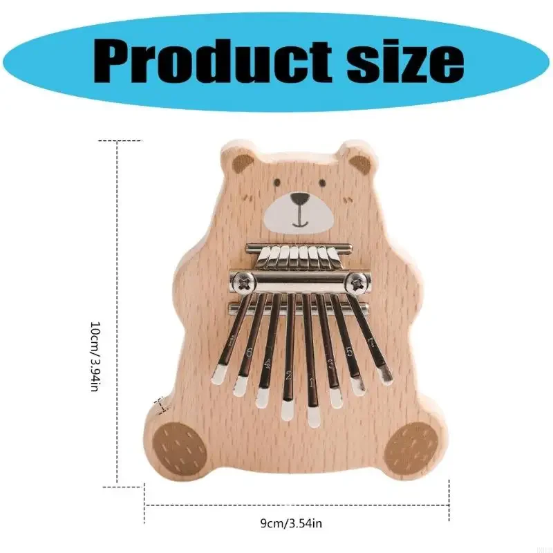 7 Keys Marimba Thumb Piano for Kids Adults, Marimba 7 Keys Thumb Piano Finger Instrument for Music Lover