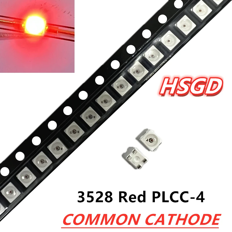 Lse6sf-v2ba-1-1 Ls E6sf-v2ba-1-1 3528 Red Plcc-4 Common Cathode Super ...