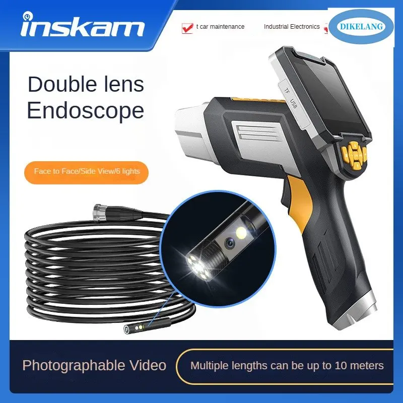 

New Industrial Portable Waterproof Pipe Inspection Endoscope with HD Screen