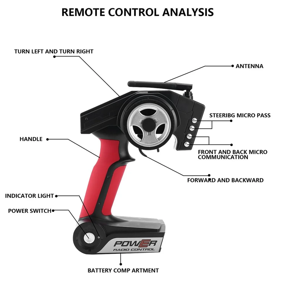 WLtoys K989 Rc レーシングドリフトカー 1:28 4WD ドライブオフロード