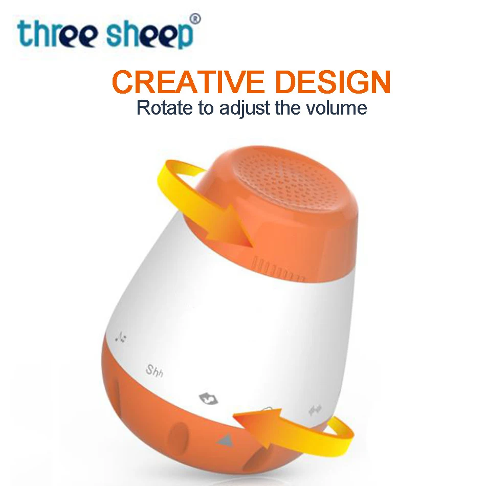 White Noise Machine Sleep Aid Device Baby Smart Music Voice Sensor Bad Sleep Helper Therapy Sound Monitor Generator for Babies Relax Toy