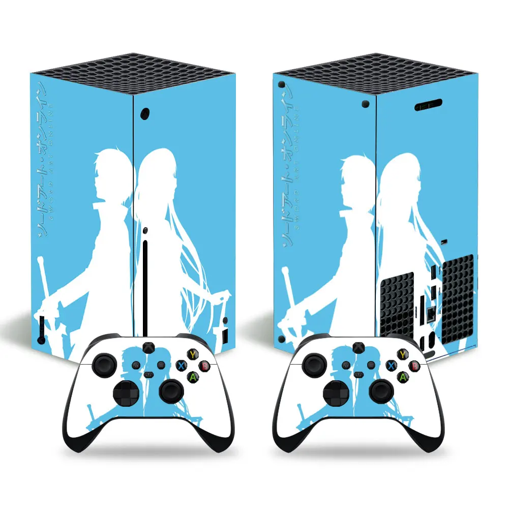 Per Xbox Series X Anime Sword Art Online Pvc Skin Adesivo In Vinile Cover Console Controller Dualsense Adesivo Protettivo Antipolvere