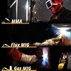 200A MIG/MMA Welder, DC Inverter Welding Machine,110V/220V Fully Digitally Control with Wire Brush,Earthing Cable,Digital Panel 6