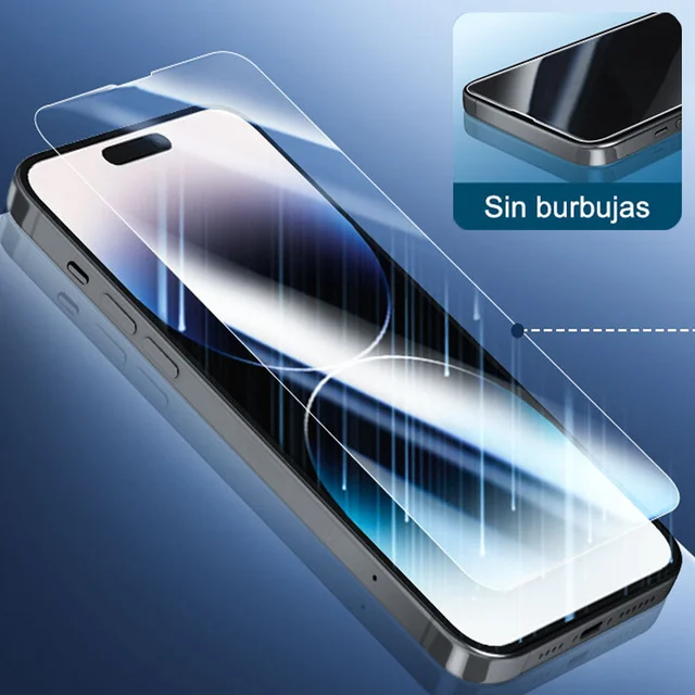 HD Protecteur d'écran pour iPhone 16 15 14 Pro Max en verre trempé pour iPhone 11 12 13 Mini Film pour objectif d'appareil photo iPhone 16 Plus Glass 4