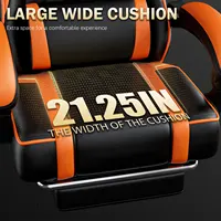 Gaming Chair with Footrest, PU Leather Video Game Chairs for Adults, Reclining Gamer Chair Office Desk Chair - Image 6