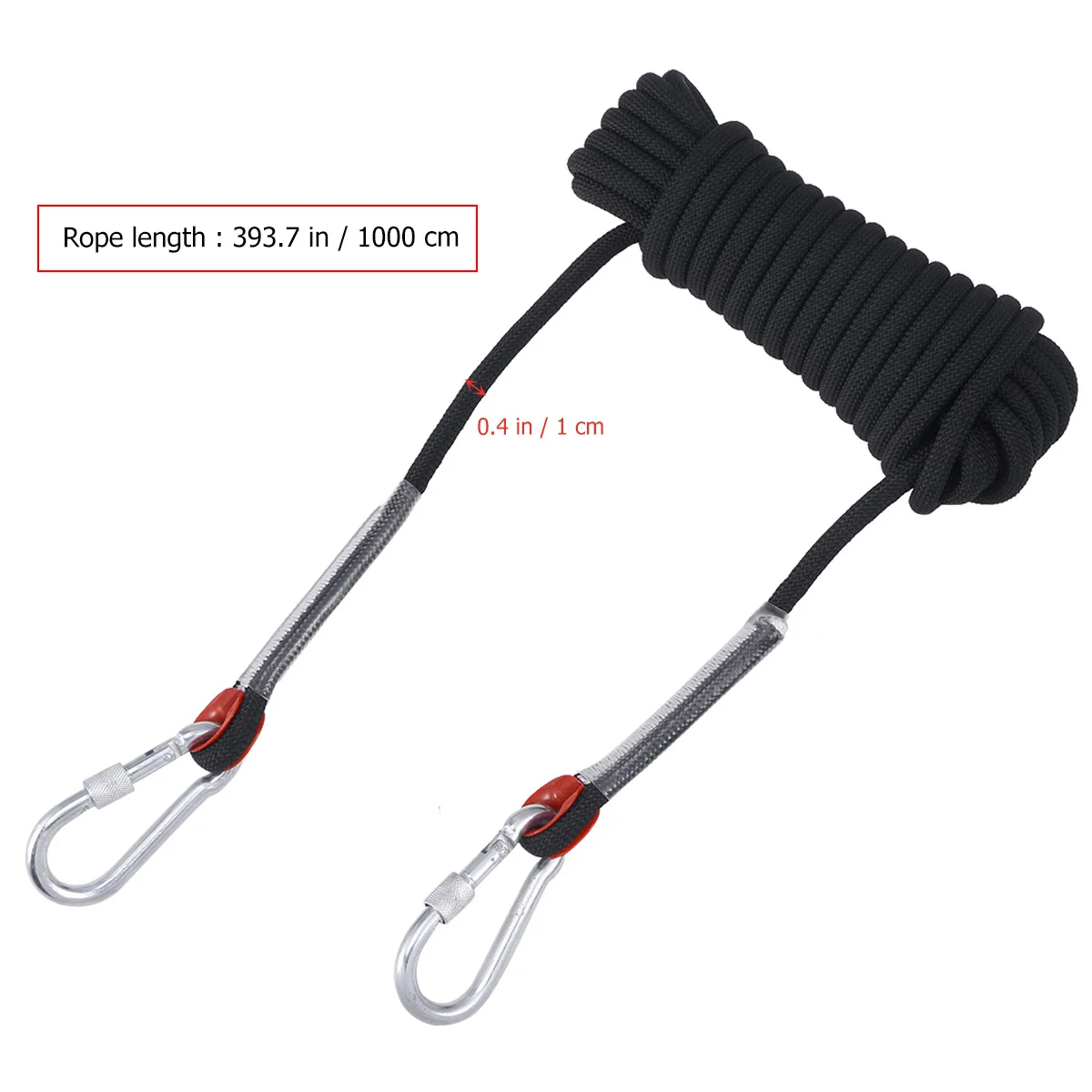 10M 10mm Thickness Tree Climbing Sling Rappelling Rope Auxiliary