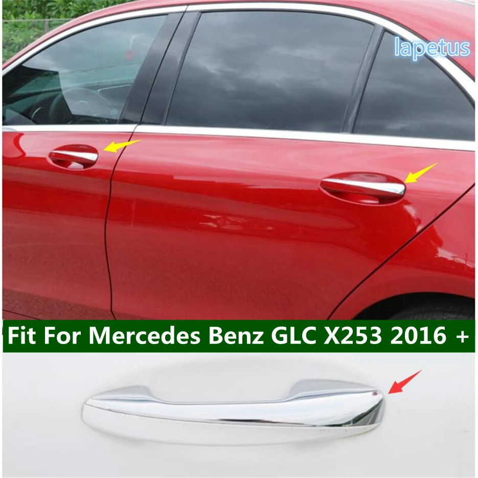 

Car Door Pull Handle Bowl Decor Cap Cover Trim For Mercedes Benz GLC X253 2016 - 2021 Chrome / Carbon Fiber Exterior Accessories