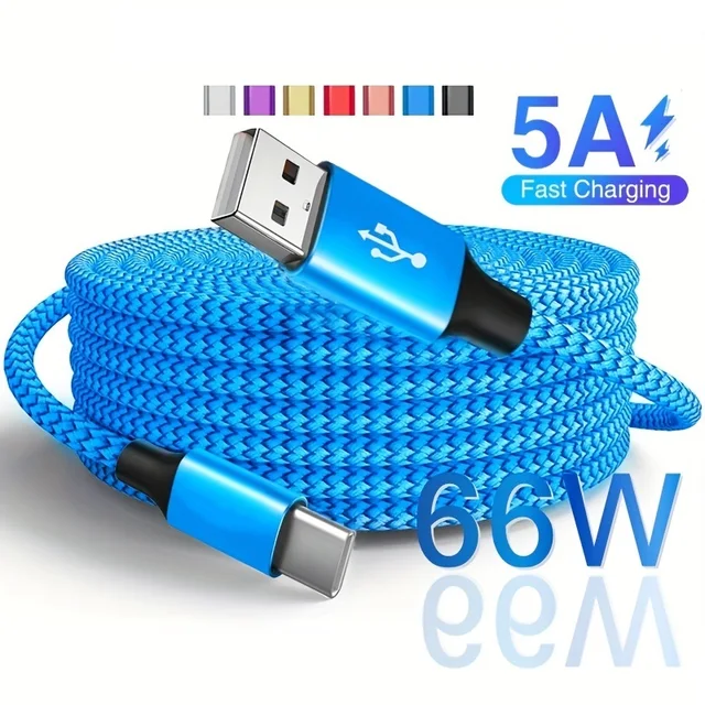Câble USB-C Charge Rapide 1 Mètre - Compatible Samsung Galaxy S, A Séries Et Autres - Marque Générique