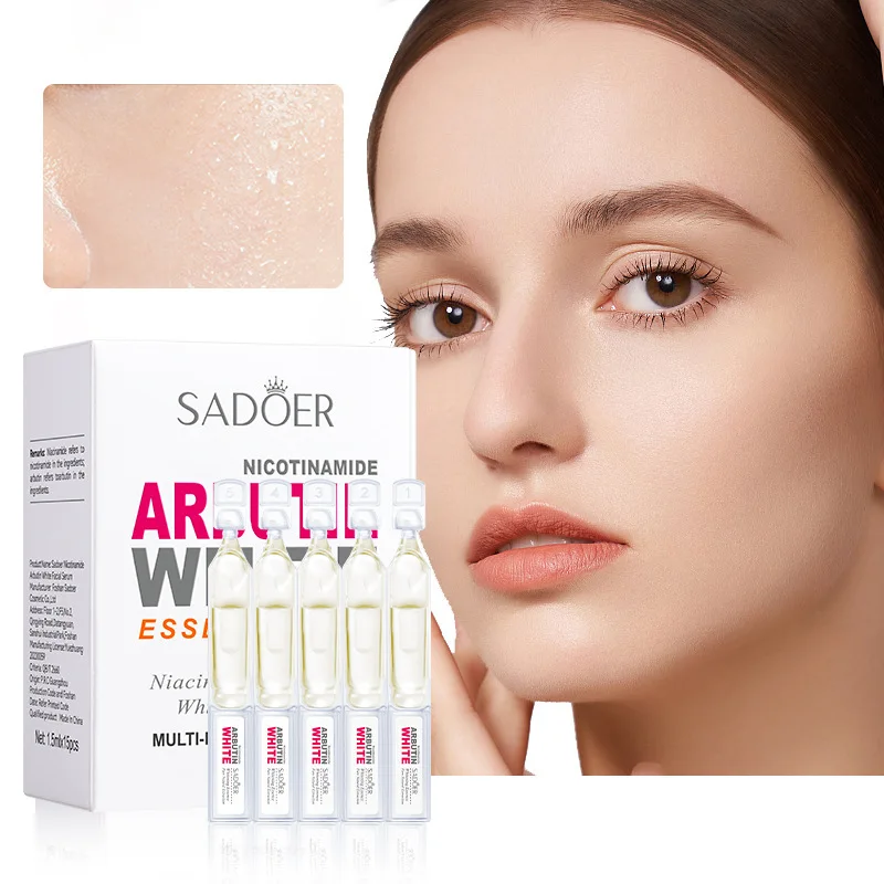 SADOER 15pcs/lot Whitening Niacinamide Arbutin Serum Facial Skin Care Anti Wrinkle Anti Aging Collagen Essence Liquid