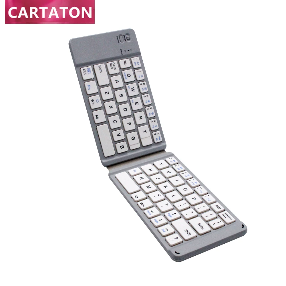 

Ergonomic Custom Ultra Slim Spanish Layout Plastic Abs Fk208 French Foldable Bluetooh Keyboard Portable